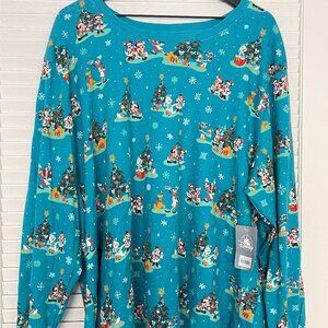 Christmas Pajama Set Blue